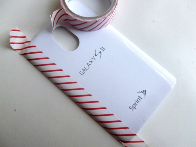 smartphone decorado con cinta washi 2