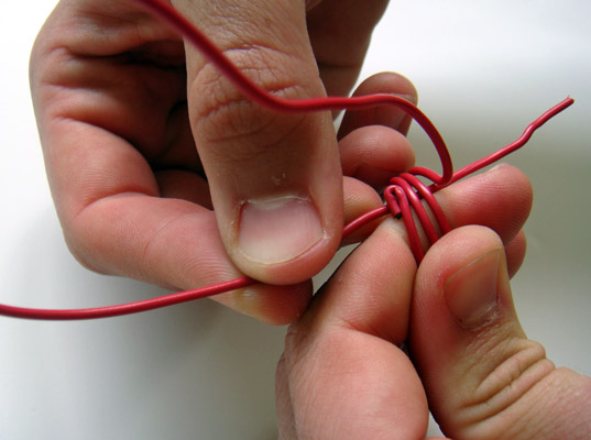 Anillos con cable eléctrico 6