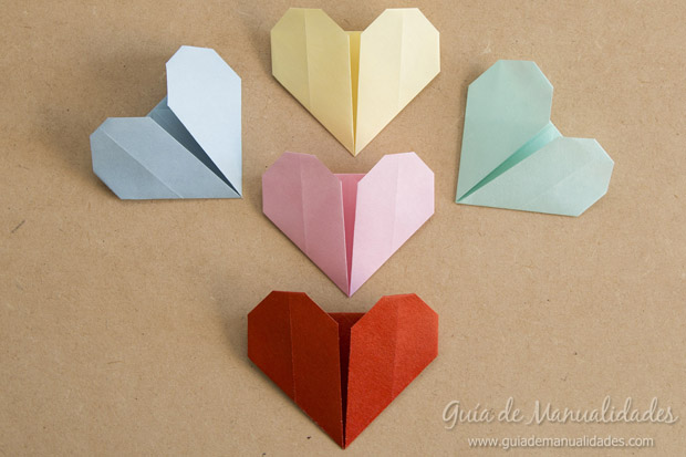 Corazón origami 12