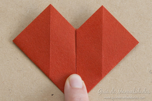 Corazón origami 8