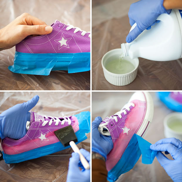 pintar goma converse