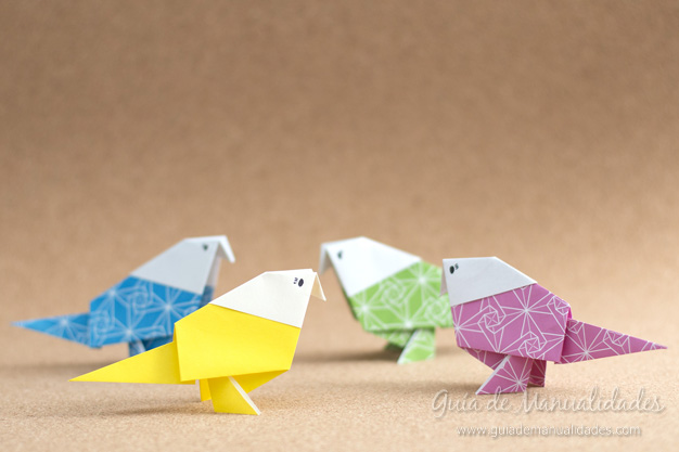 Pajarito origami 1