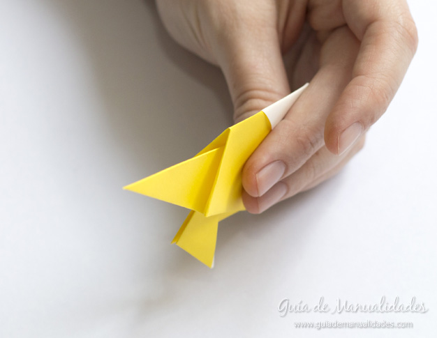 Pajarito origami 10