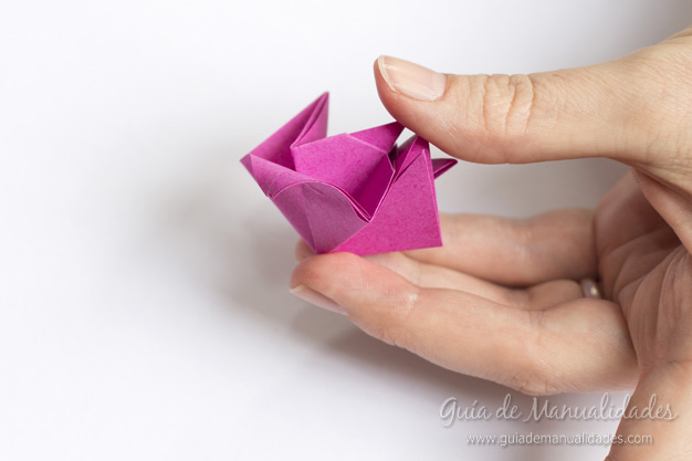 Rosas de origami 12