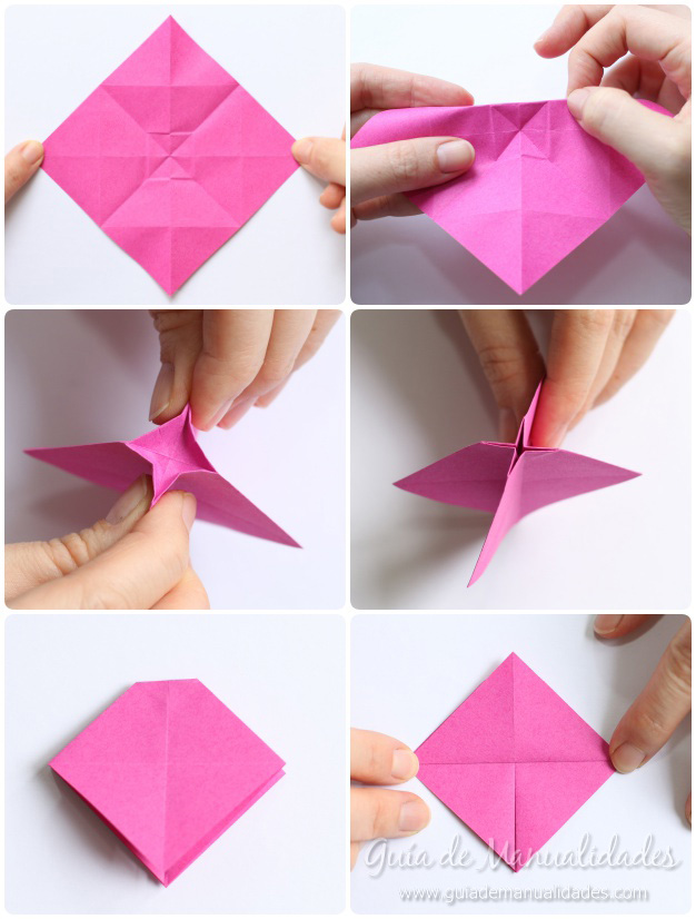 Rosas de origami 7