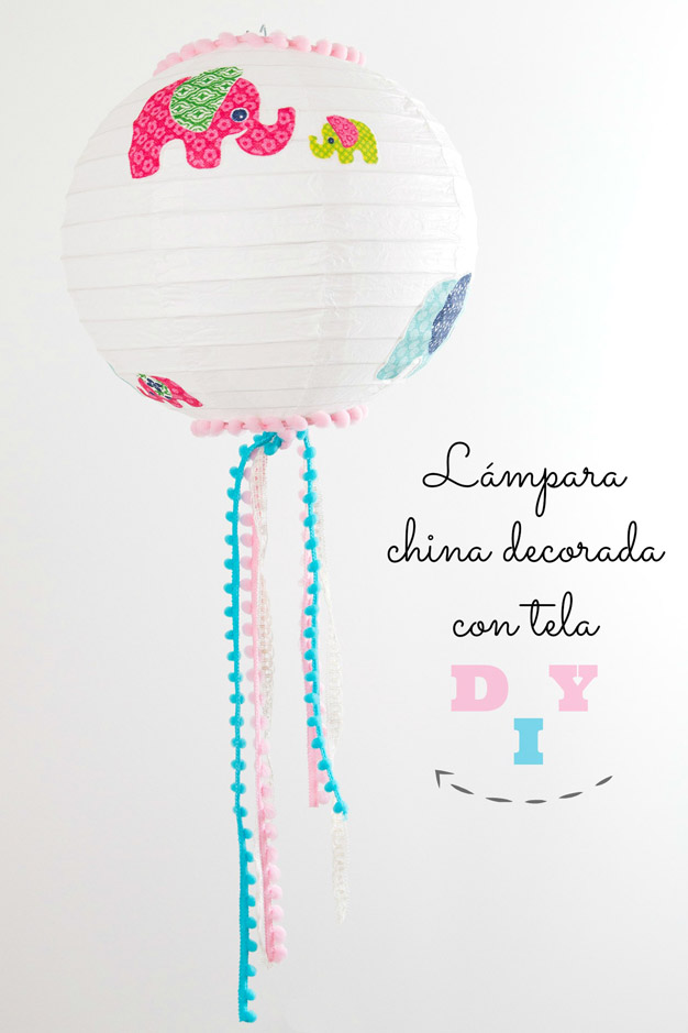 Lámpara china decorada 1