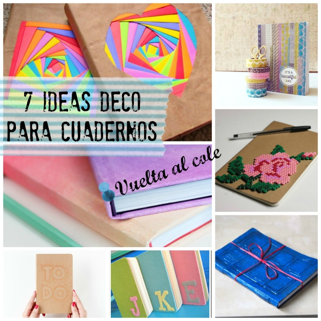 Cuadernos decorados DIY 0