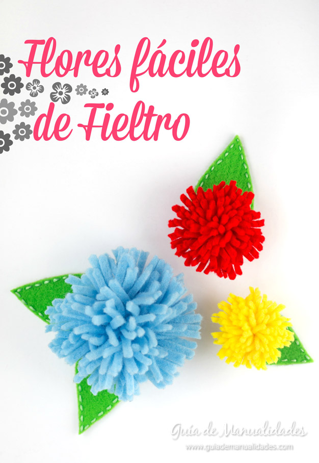 Flores de fieltro 1