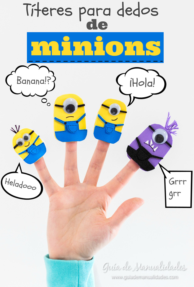 Títeres dedos Minions 1