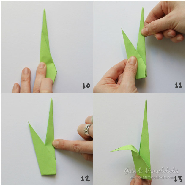 Tulipanes de origami 4