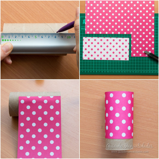 Lanza papel DIY 3