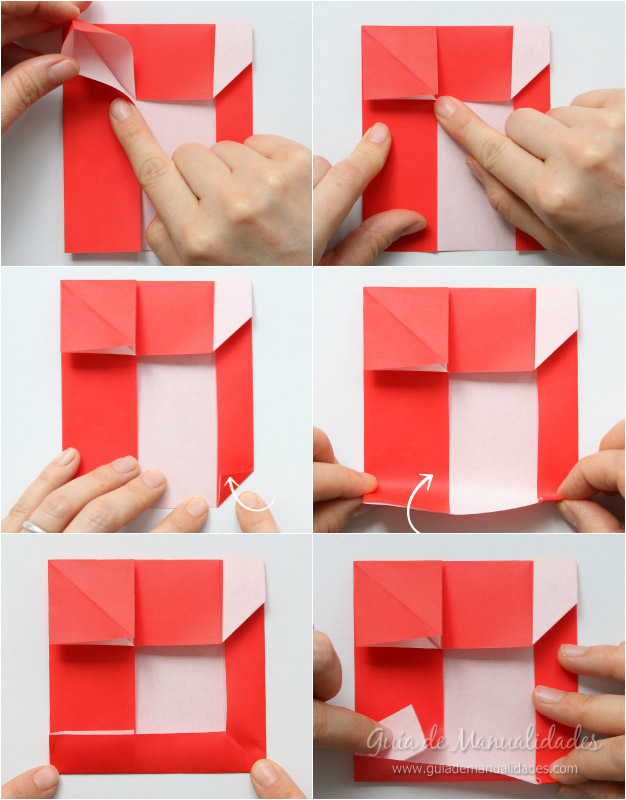 Tarjeta Santa origami 6