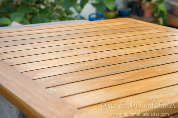 Mesa de madera decapada 5