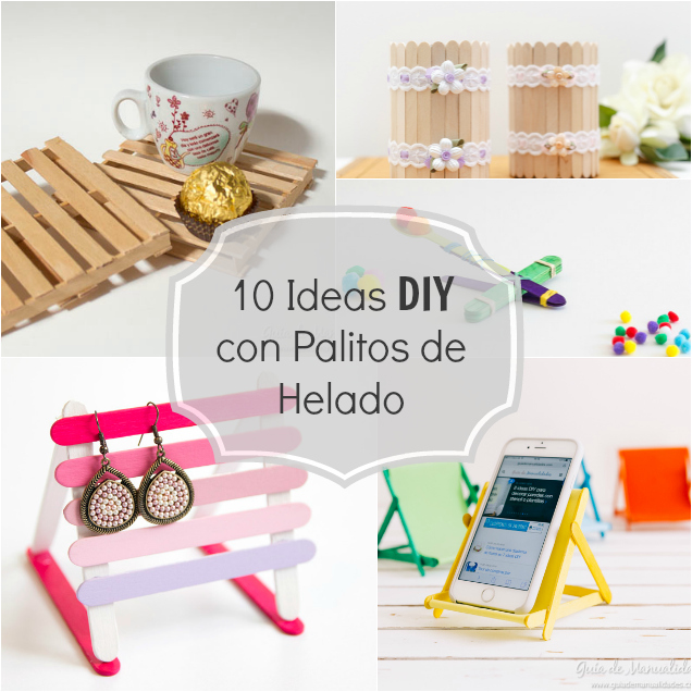 10 ideas DIY para hacer con palitos de helado – Guía De Manualidades