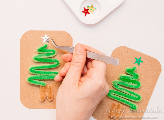 Etiquetas con limpiapipas para decorar la Navidad â€“ GuÃ­a De Manualidades