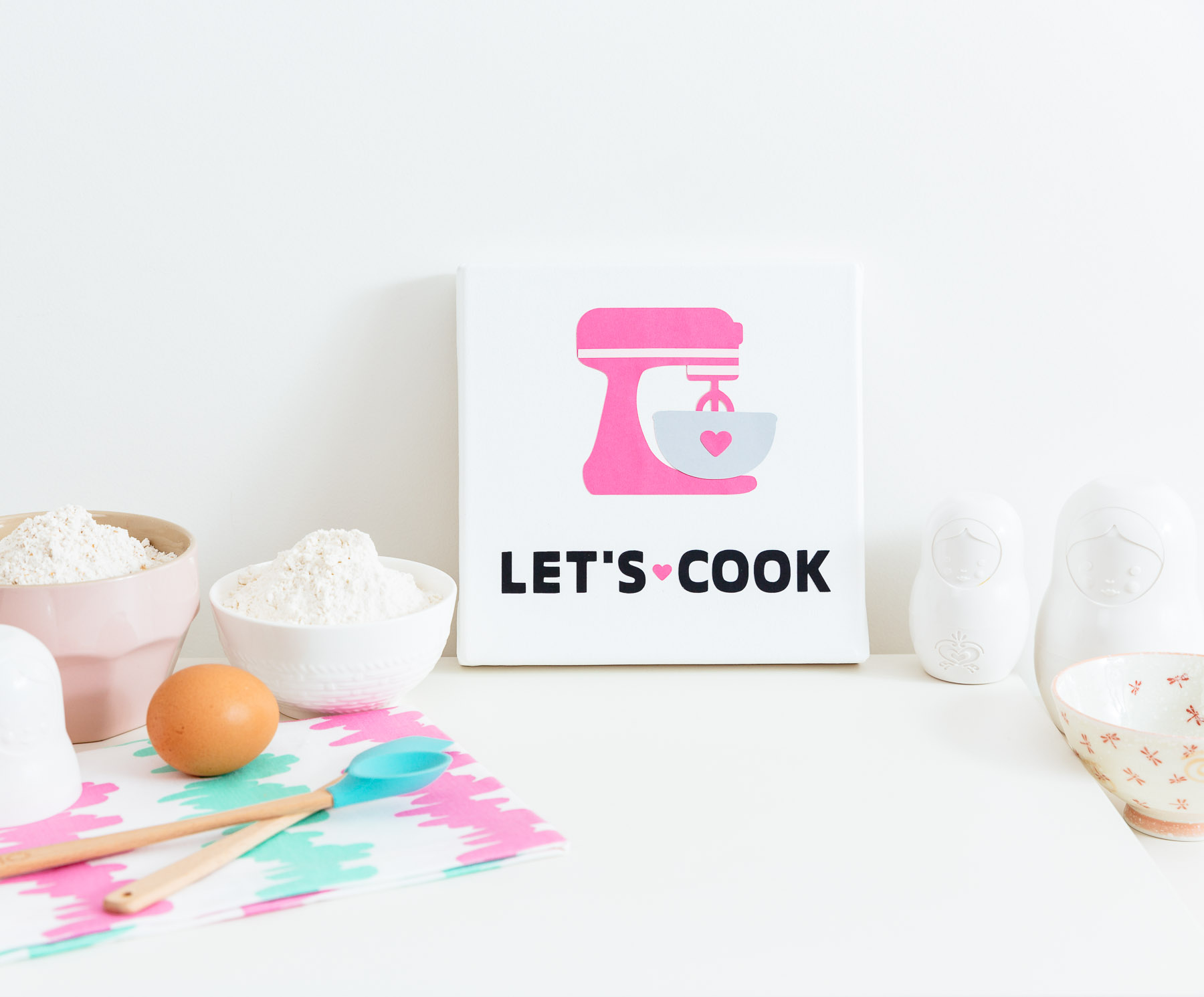 Cuadro DIY para una cocina bonita - Guía de MANUALIDADES