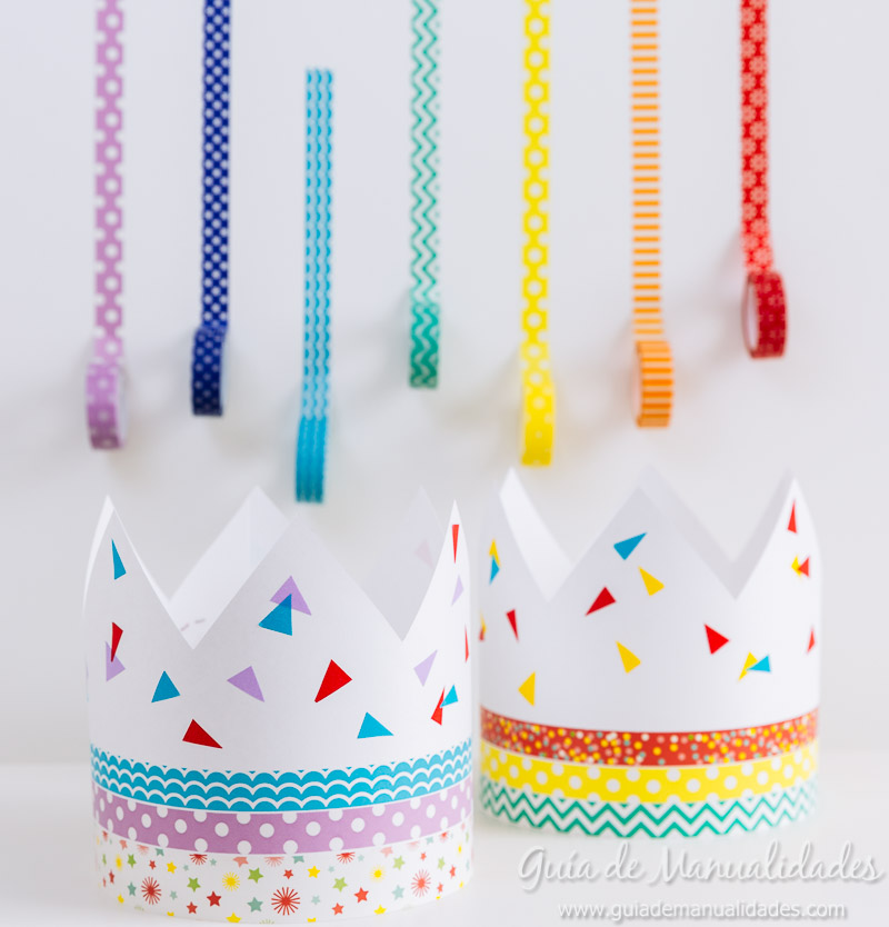 coronas diy decoradas con washi tapes 1