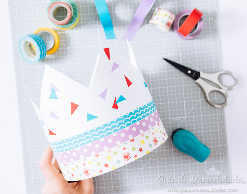 coronas diy decoradas con washi tapes 7