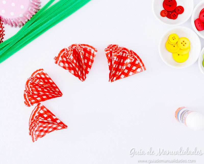 flores con moldes para cupcakes 12