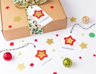imagen Tags navideñas súper sencillas para tus regalos