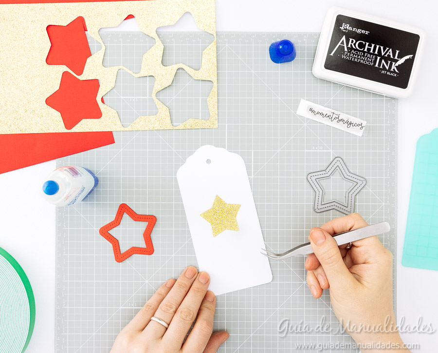 Tags navideñas DIY 8