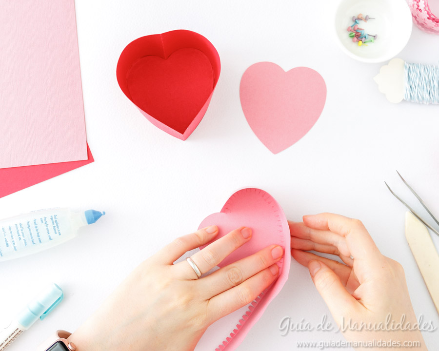 Cajita corazón DIY 7