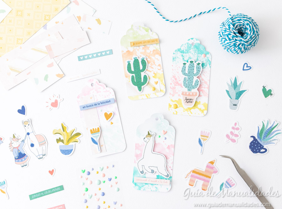 Etiquetas scrapbooking DIY 9