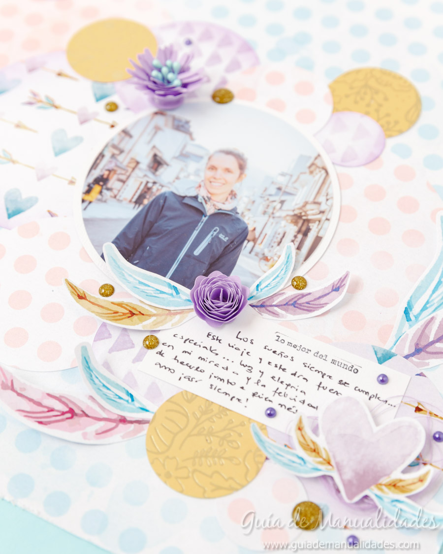 Layout sueños cumplidos scrapbooking 10