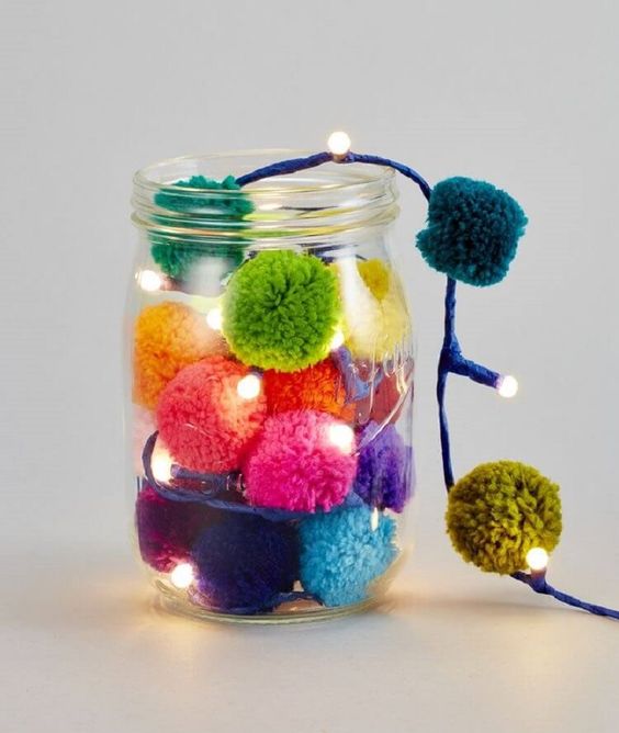 Ideas DIY con pompones 12