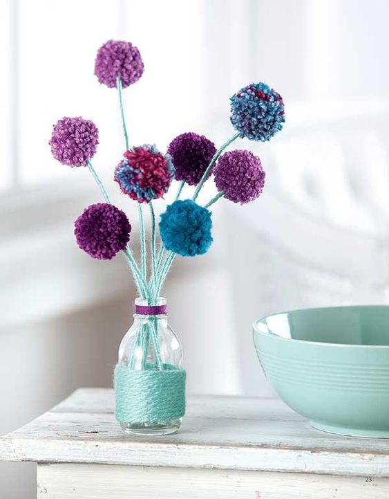 Ideas DIY con pompones 13