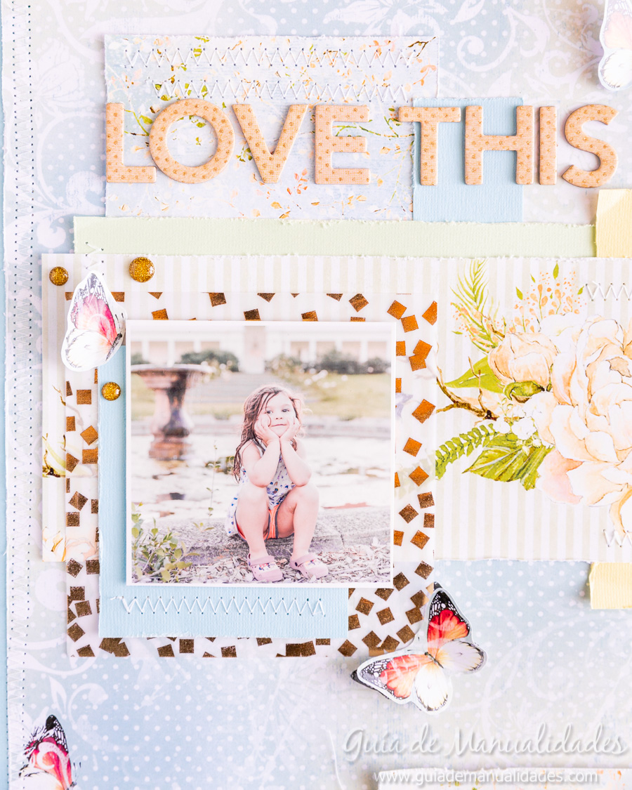 Layout de estilo romántico Love this Girl 10