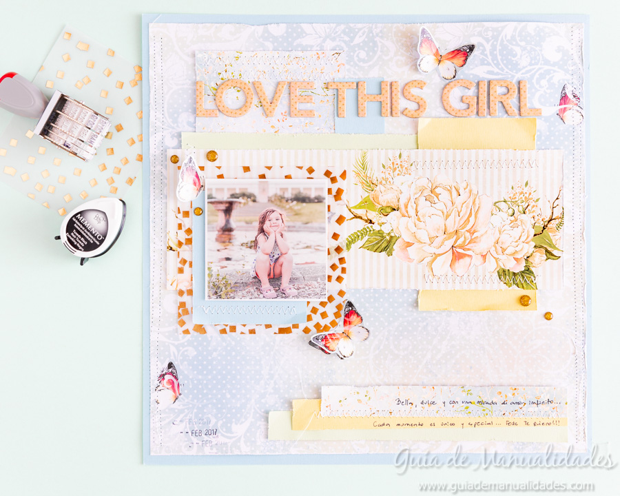 Layout de estilo romántico Love this Girl 13