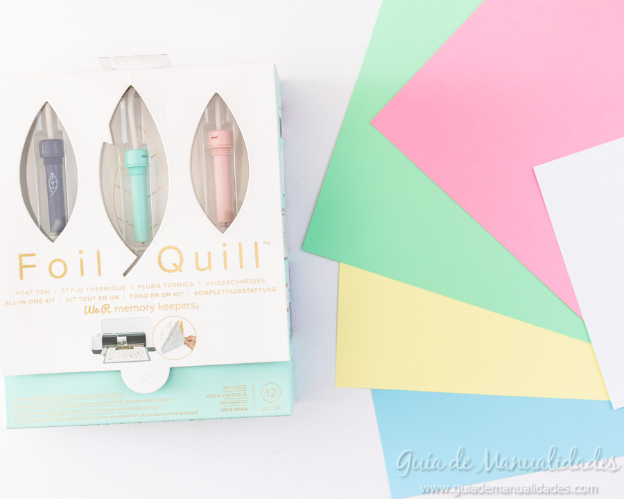 Etiquetas deco con foil quill de WeR 2