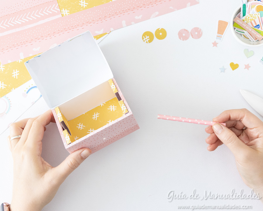 Caja para washis con papel 10