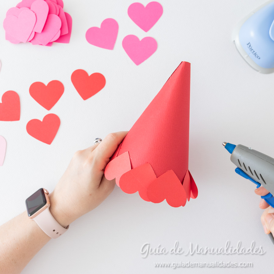 Arbolitos románticos con corazones 5