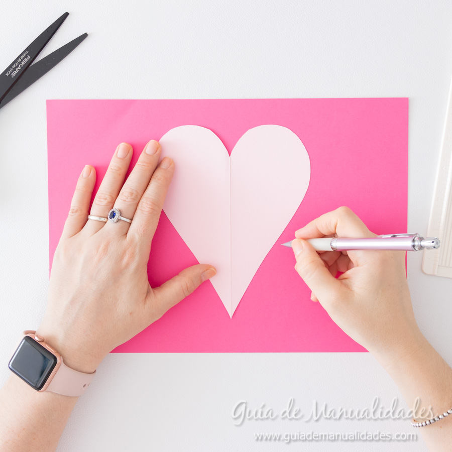 Corazones de papel decorativos 4