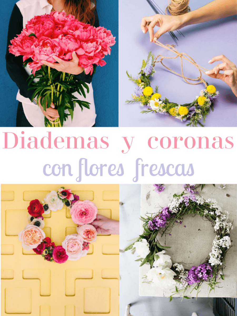 Crea coronas y diademas de flores con tus ramos favoritos – Guía