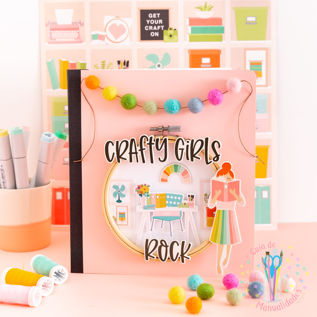 Flipbook Mini Album Crafty Girl Simple Stories 1