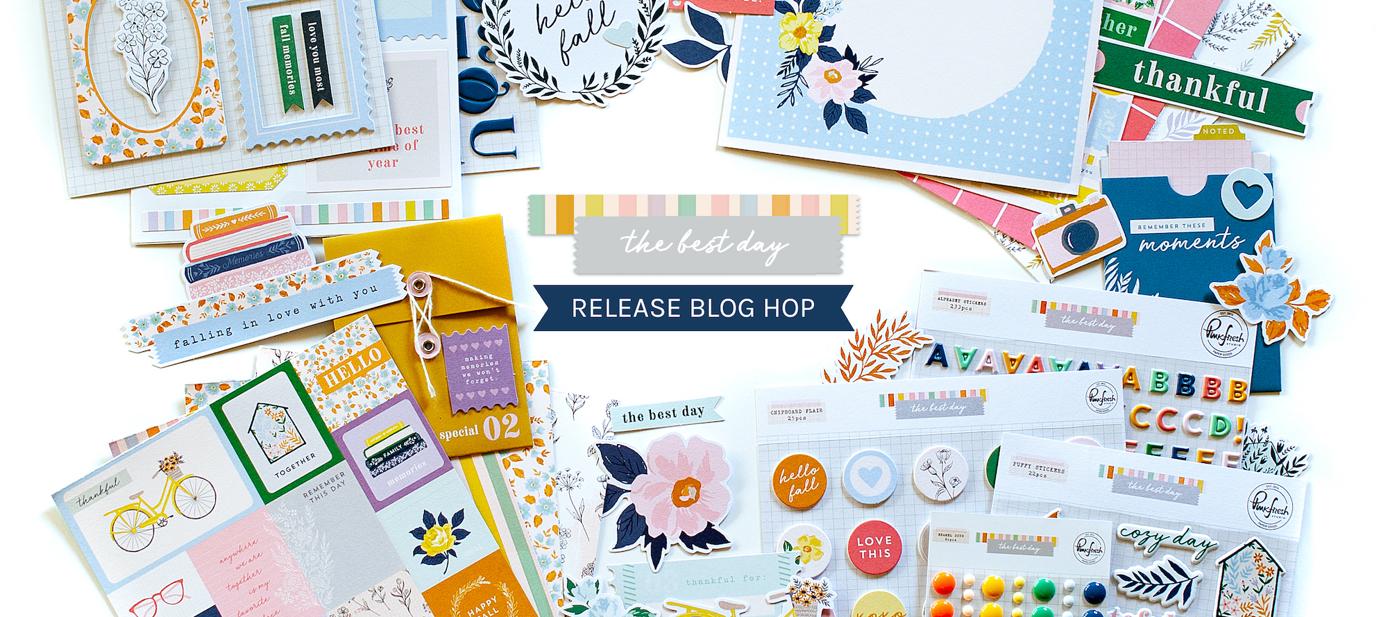 PinkFresh Studio The Best Day Collection Release Blog Hop 1