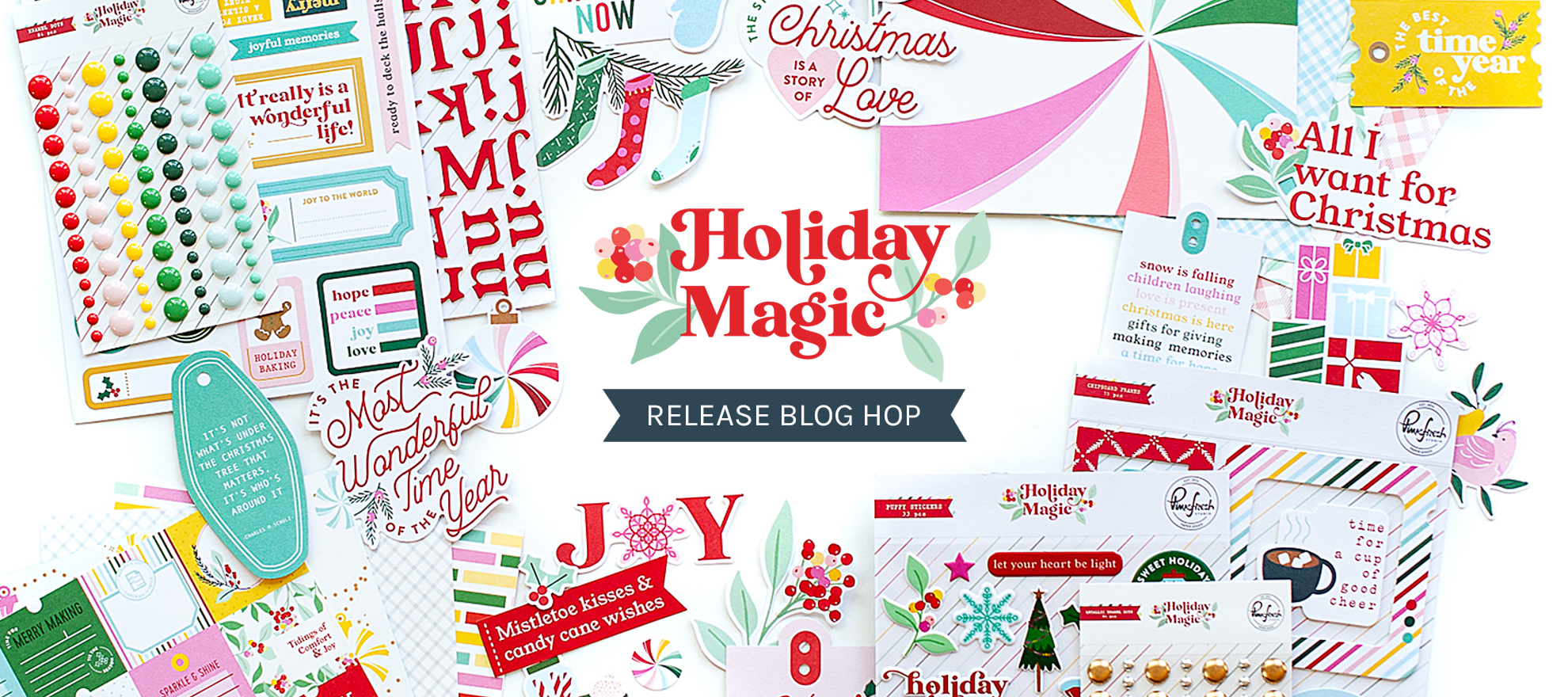 PinkFresh Studio Holiday Magic Collection Release Blog Hop 1