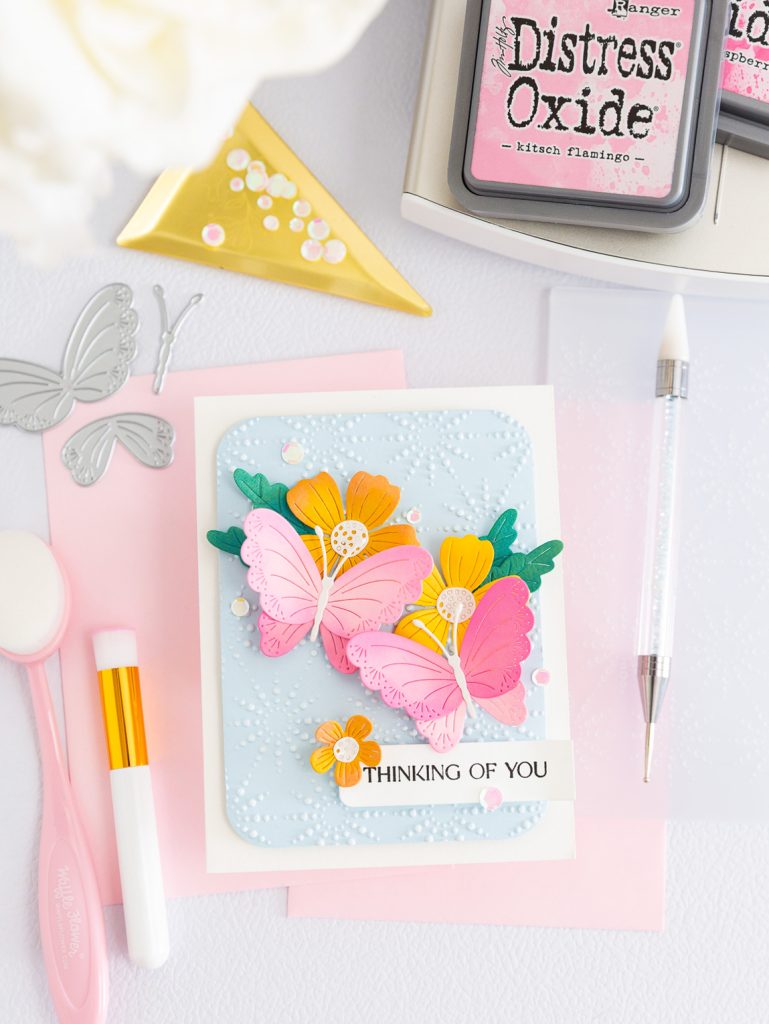 Thinking of You Card with Butterflies