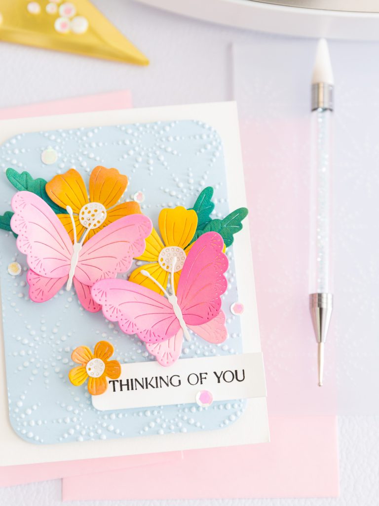 Thinking of You Card with Butterflies