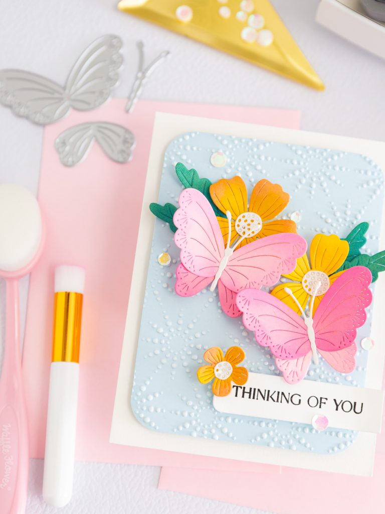 Thinking of You Card with Butterflies